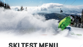 Sale of downhill and skialp skis "SKI TEST MENU"
